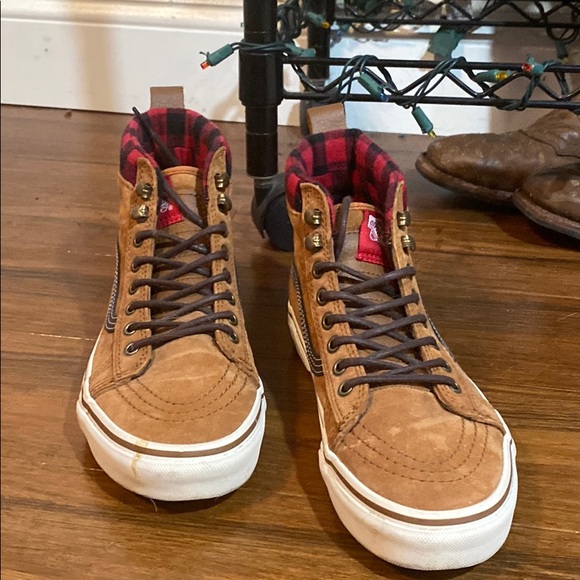 Vans Shoes | Lumberjack Vans | Color: Red/Tan | Size: 6 | Serasky's Closet